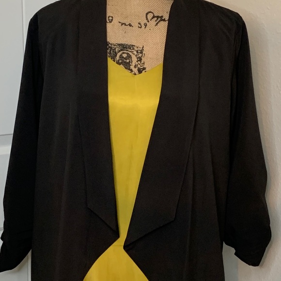 Drape Front Blazer - Picture 2 of 4